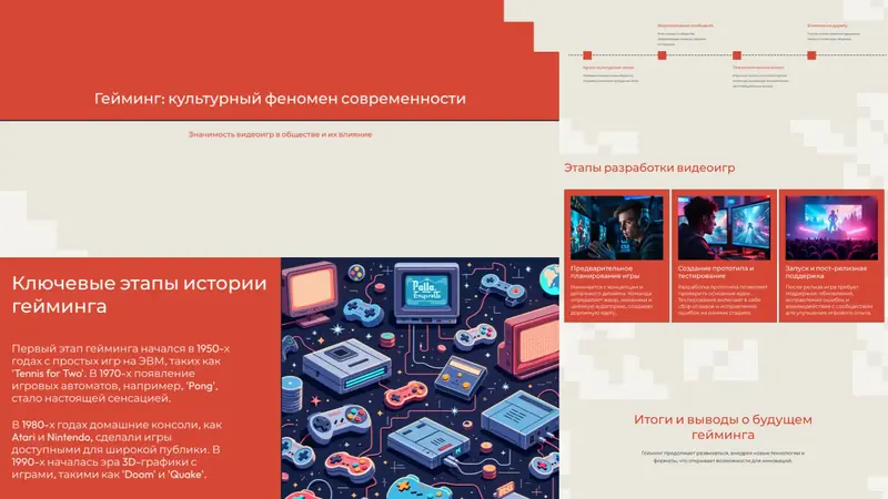 Дизайн презентации «Терракотовый»